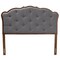 Baxton Studio Leandra Classic and Traditional Grey Fabric and Walnut Brown Finished Wood Queen Size Headboard 237-12646-ZORO - alternate 9